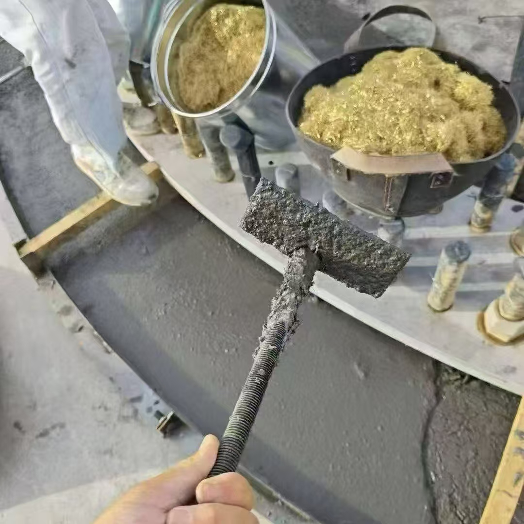 源汇C120钢纤维高强无收灌浆料 轧机压缩机汽轮机发电机锻压设备底座灌浆材料